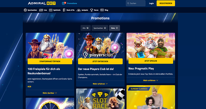 Promozioni Admiralbet Casino