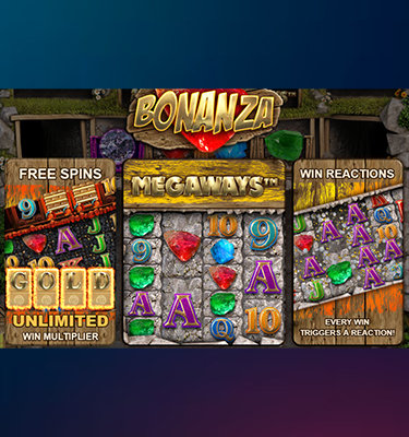 Das Slot-Spiel Bonanza Megaways.